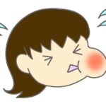 怪我左頬