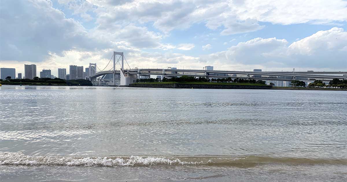 お台場の海